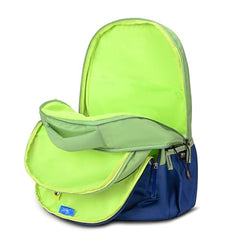 Skybags Klan Plus 37L Caligraphy Green Casual Backpack for Boys & Girls with 3 Compartments & Adjustable Shoulder Strap | Quick Access Front Pocket | Pencil Pouch | Perfect for School & Travel- Unisex