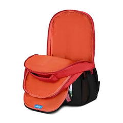 Skybags Manga 27L Anime Red Casual Backpack for Boys & Girls with 3 Compartments & Adjustable Shoulder Strap | Quick Access Front Pocket | Air-Mesh Back Panel | Perfect for School & Travel - Unisex