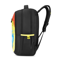 Skybags Manga 27L Anime Black Casual Backpack for Boys & Girls with 3 Compartments & Adjustable Shoulder Strap | Quick Access Front Pocket | Air-Mesh Back Panel | Perfect for School & Travel - Unisex