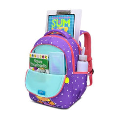 Skybags Buddy 17L Bird Blue Casual Backpack for Boys & Girls with 3 Compartments & Adjustable Shoulder Strap | Air-Mesh Back Panel | Side Pockets | Perfect for School & Travel - Unisex