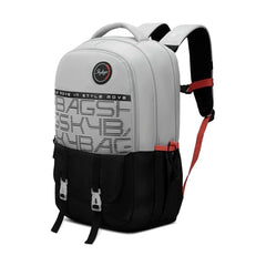 Skybags Aero Pro 38L Black Casual Backpack for Boys & Girls with 3 Compartments & Adjustable Strap | Insulated Tiffin Pouch | Rain Cover | Aer-Zone Back Panel | Perfect for School & Travel - Unisex