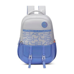 Skybags Aero Pro 38L Blue Casual Backpack for Boys & Girls with 3 Compartments & Adjustable Strap | Insulated Tiffin Pouch | Rain Cover | Aer-Zone Back Panel | Perfect for School & Travel - Unisex