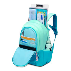 Skybags Glitter 37L Green Casual Backpack for Girls with 3 Compartments & Adjustable Shoulder Strap | Quick Access Front Pocket | Side Pockets | Air Mesh Back Panel | Perfect for School & Travel