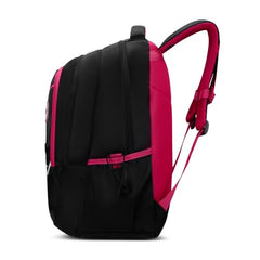 Skybags Glow 37L Black Casual Backpack for Girls with 3 Compartments & Adjustable Shoulder Strap | Quick Access Front Pocket | Side Pockets | Air Mesh Back Panel | Perfect for School & Travel