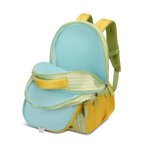 Skybags Mimi Panda 20L Yellow Casual Backpack for Girls with 3 Compartments & Adjustable Shoulder Strap | Quick Access Front Pocket | Side Pockets | Air Mesh Back Panel | Perfect for School & Travel