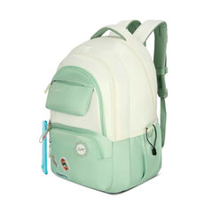 Skybags Celeste 37L Green Casual Backpack for Girls with 3 Compartment & Adjustable Shoulder Strap | 16 Inch Padded Laptop Sleeve | Quick Access Front Pocket & Rain Cover | Perfect for School & Travel