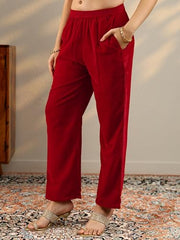 Libas Women's Velvet Kurta Set