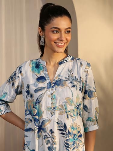 Libas Printed Rayon Straight Kurti-29948S