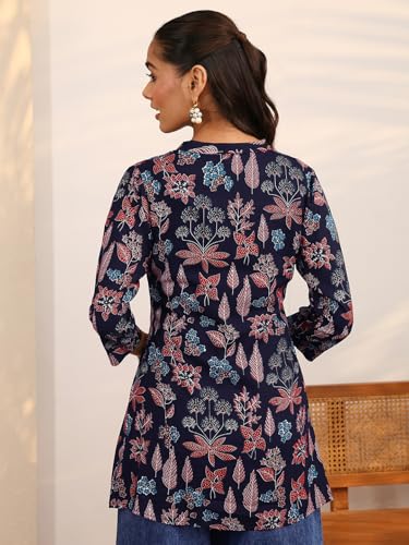Libas Printed Silk Blend Straight Kurti for Women (29953M)