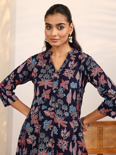 Libas Printed Silk Blend Straight Kurti for Women (29953M)