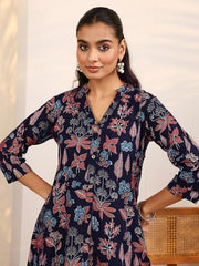 Libas Printed Silk Blend Straight Kurti for Women (29953M)