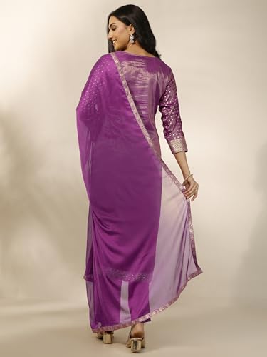 Libas Woven Design Silk Blend Straight Kurta Set For Women (99812M)