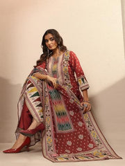 Libas Printed Cotton Straight Kurta Set For Women (401168M)