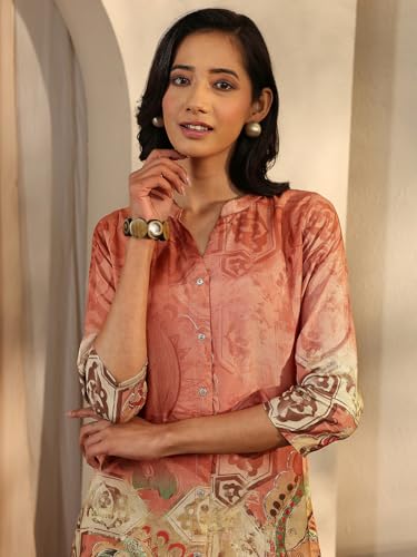 Libas Printed Muslin Straight Kurti-29972M