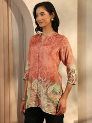 Libas Printed Muslin Straight Kurti-29972M