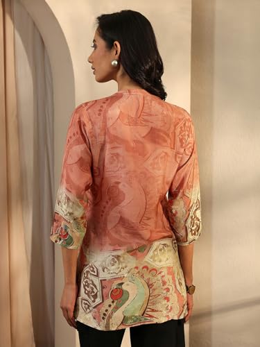 Libas Printed Muslin Straight Kurti-29972M