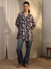 Libas Printed Silk Blend Straight Kurtis (43022S)