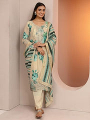 Libas Printed Silk Blend Straight Kurta Set for Women (99839M)