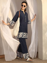Libas Printed Straight Co-Ord Set For Women (401236XXL)