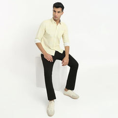 Parx Men Slim Fit Print Pattern Pure Cotton Semicutaway Collar Full Sleeve Casual Shirt - XMSS14597-R4 Medium Red