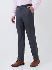 Parx Men Mid Rise Straight Fit Knitted Pattern Cotton Polyester Blend Jeans -XCYN03245-B7 Blue