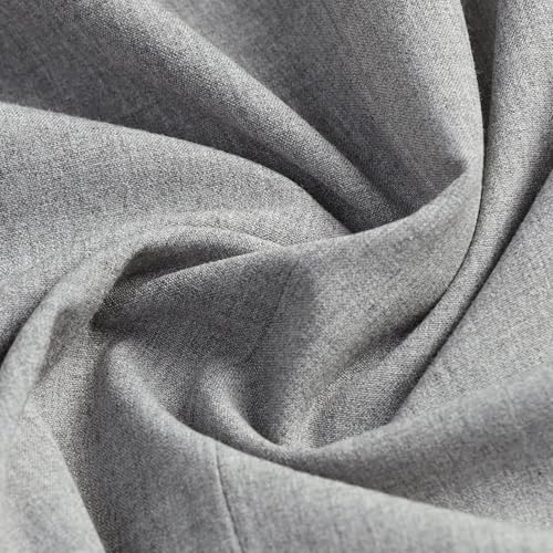 blackberrys Men's Slim Fit Solid Grey Formal Suit