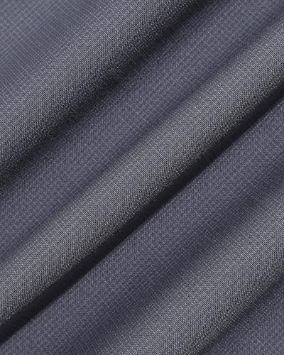 Blackberrys Men's Beige Polyester Blend Mini-Checks Slim Fit Formal Trousers