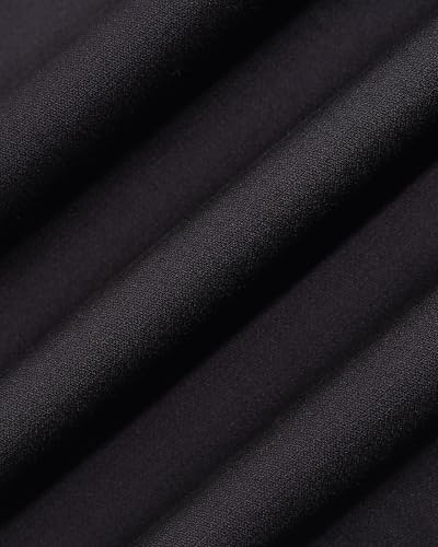 Blackberrys Men's Black Regular Fit Self Design Trousers