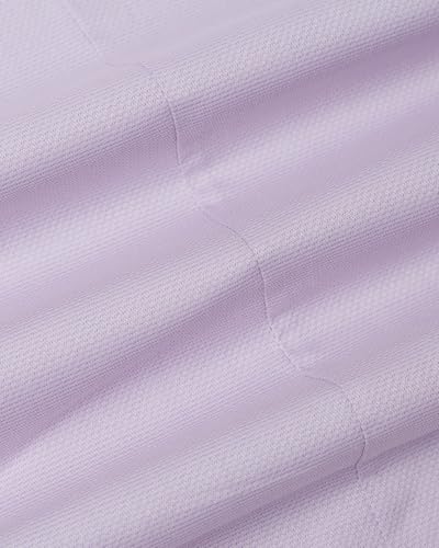 Blackberrys Men's Cotton Textured Lavender Slim-Fit Shirts