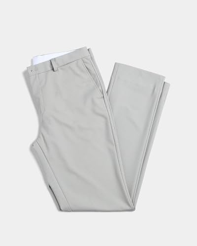 Blackberrys Men's Beige Polyester Blend Self-Design Slim Fit Formal Trousers
