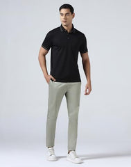 Blackberrys Men's Maroon Cotton Solid Slim Polo Tshirts