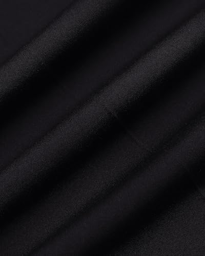 Blackberrys Men's Solid Black Slim-Fit Trousers |Office Wear & Casual Wear