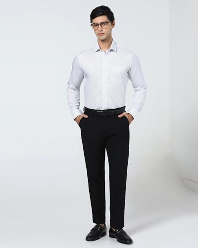 Blackberrys Men White Solid Shirts