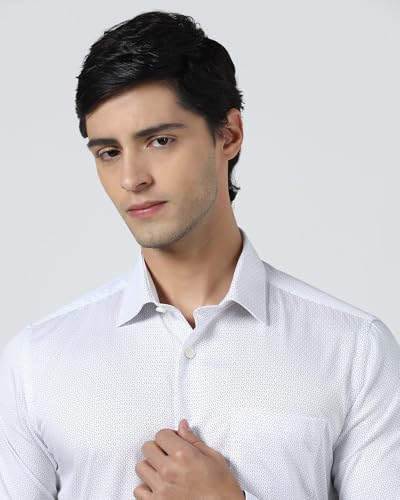 Blackberrys Men White Solid Shirts