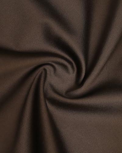 Blackberrys Men's Brown Solid Regular-Fit Shirts |Office Wear