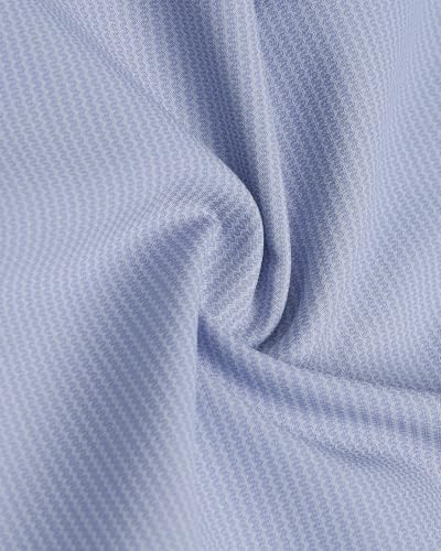 Blackberrys Men Textured Classic Fit Formal Shirt | Premium Dobby Fabric | Wrinkle Free & Easy to Iron | Blue