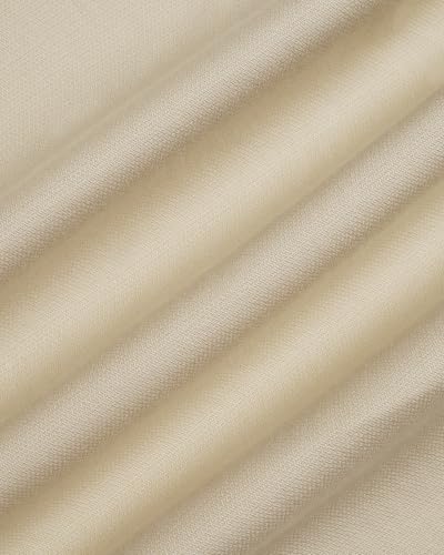 Blackberrys Men Textured Slim Fit Casual Trouser | Cotton Blend | Stretchable | Cream