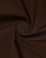 Blackberrys Men Solid Slim Fit Casual Shirt | Cotton Blend | Stretchable | Semi Cut Away Collar | Brown