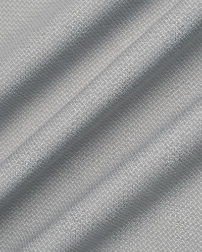 Blackberrys Men Structured Slim Fit Formal Trouser | Rayon Blend | Stretchable Waistband | Grey