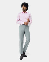 Blackberrys Men's Cotton Textured Pink Slim-Fit Shirts |Formal Wear
