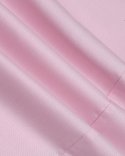 Blackberrys Men's Cotton Textured Pink Slim-Fit Shirts |Formal Wear