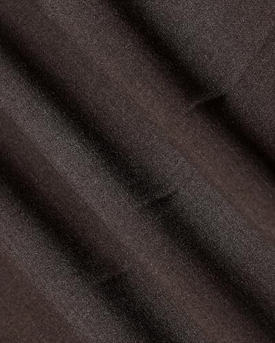 Blackberrys Men's Solid Brown Slim-Fit Trousers |Office Wear & Casual Wear