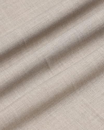 Blackberrys Men's Solid Beige Slim-Fit Trousers |Office Wear & Casual Wear