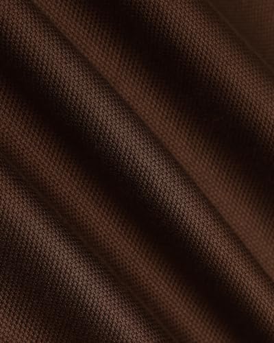 Blackberrys Men Dobby Textured Slim Fit Casual Trouser | Cotton Blend | Stretchable | Brown