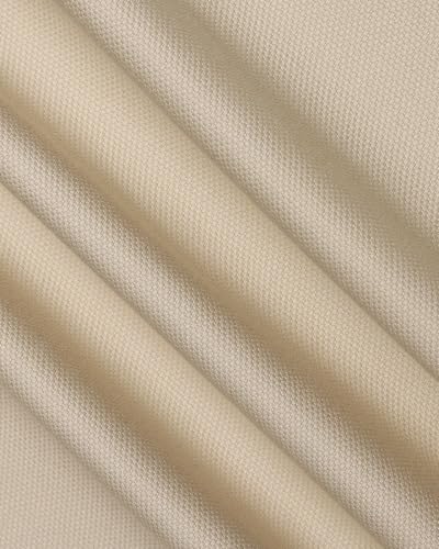 Blackberrys Men Dobby Textured Slim Fit Casual Trouser | Cotton Blend | Stretchable | Cream