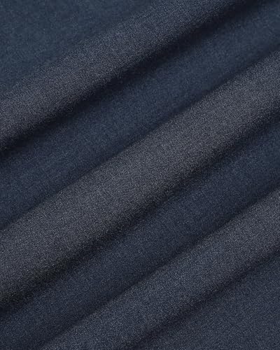 Blackberrys Men's Blue Solid Relaxed Trousers |Office Wear