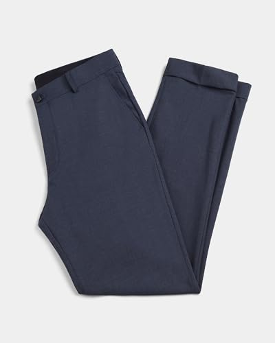 Blackberrys Men's Blue Solid Relaxed Trousers |Office Wear