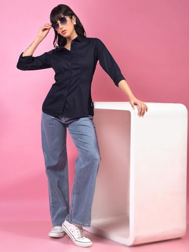 Crimsoune Club Women's Navy Blue Shirt