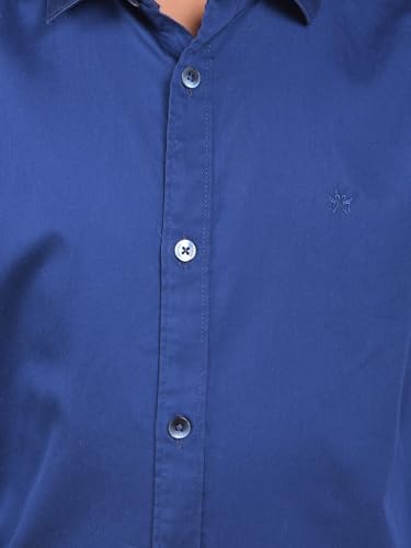 Crimsoune Club Boy's Blue 100% Cotton Shirt (7-8Y)