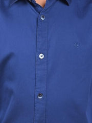 Crimsoune Club Boy's Blue 100% Cotton Shirt (7-8Y)